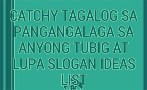 100+ Catchy Tagalog Sample Slogans 2023 + Generator .